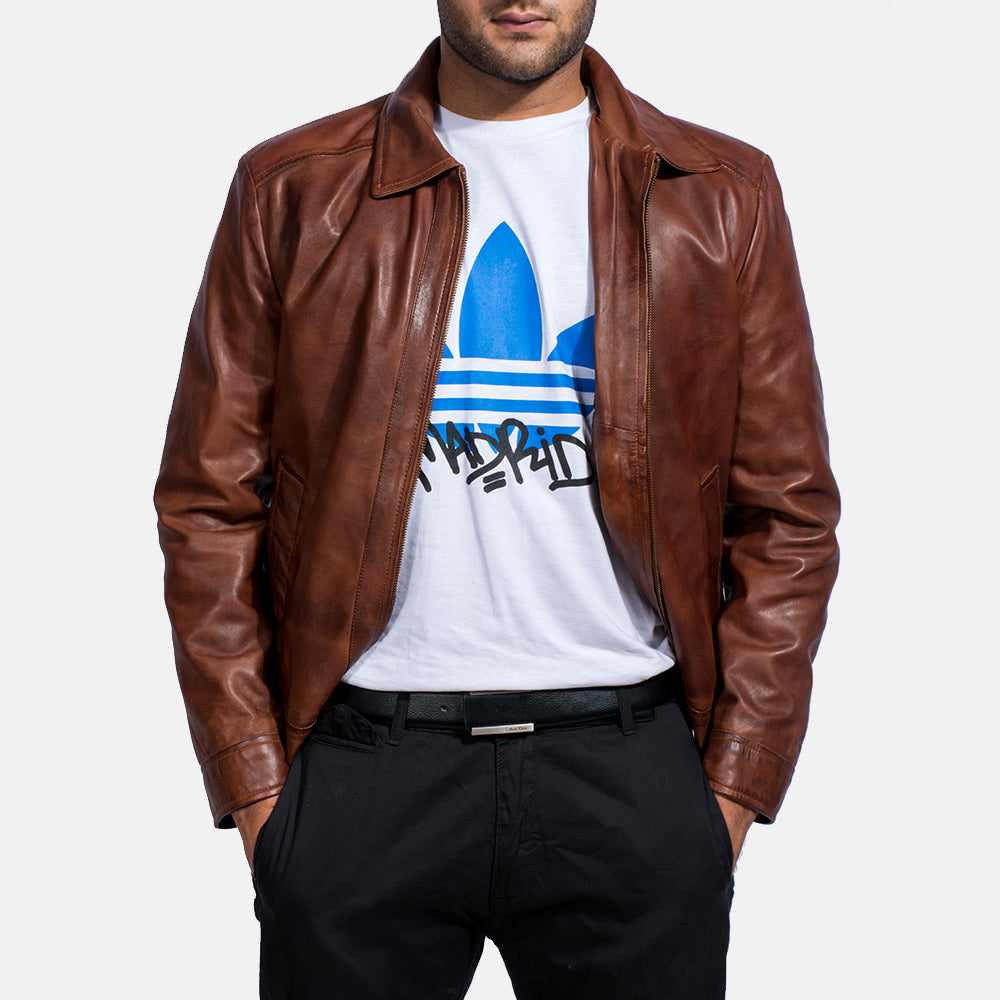Inferno Leather Brown Jacket – Zusätzliche Produktansicht 6