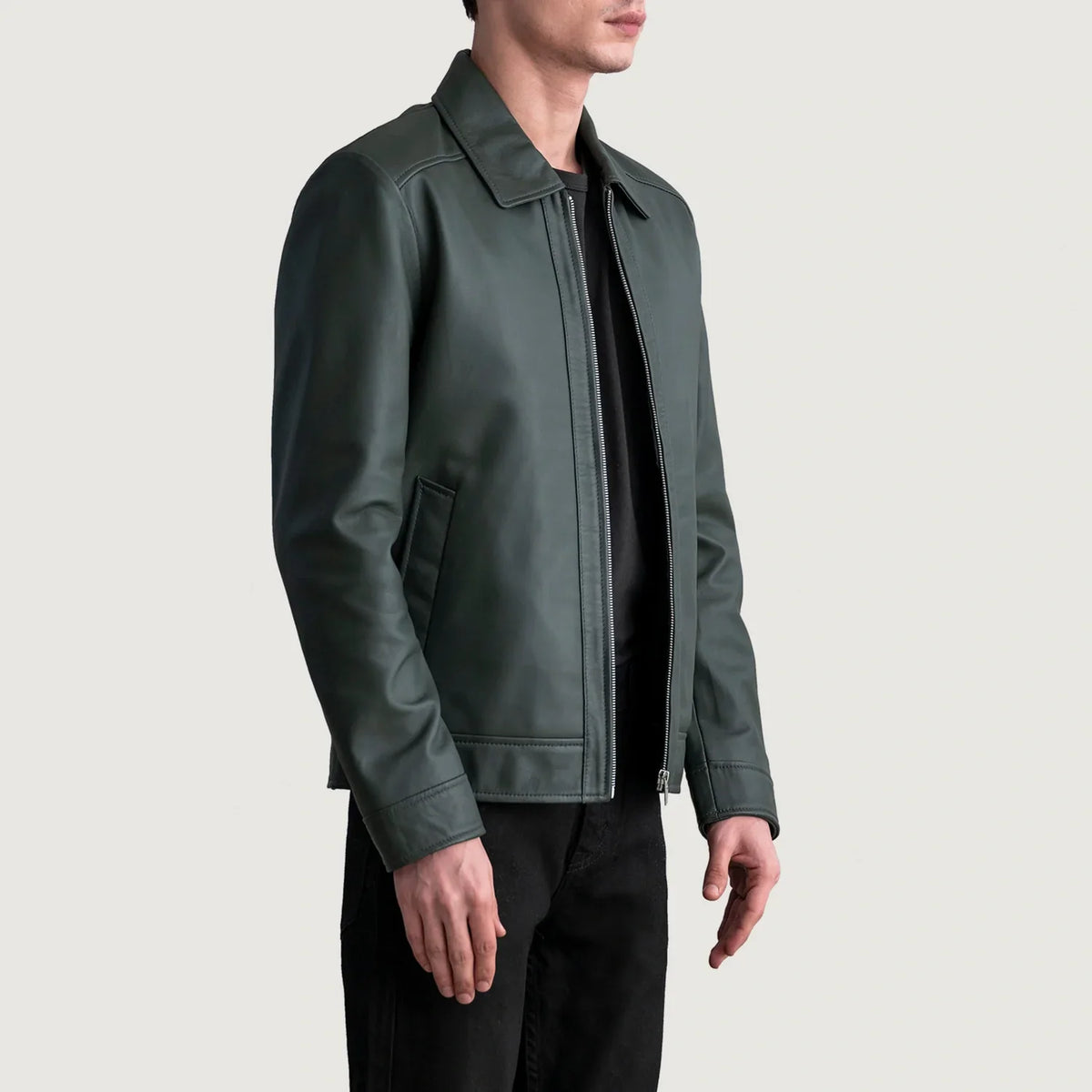 Inferno Leather Brown Jacket – Zusätzliche Produktansicht 2