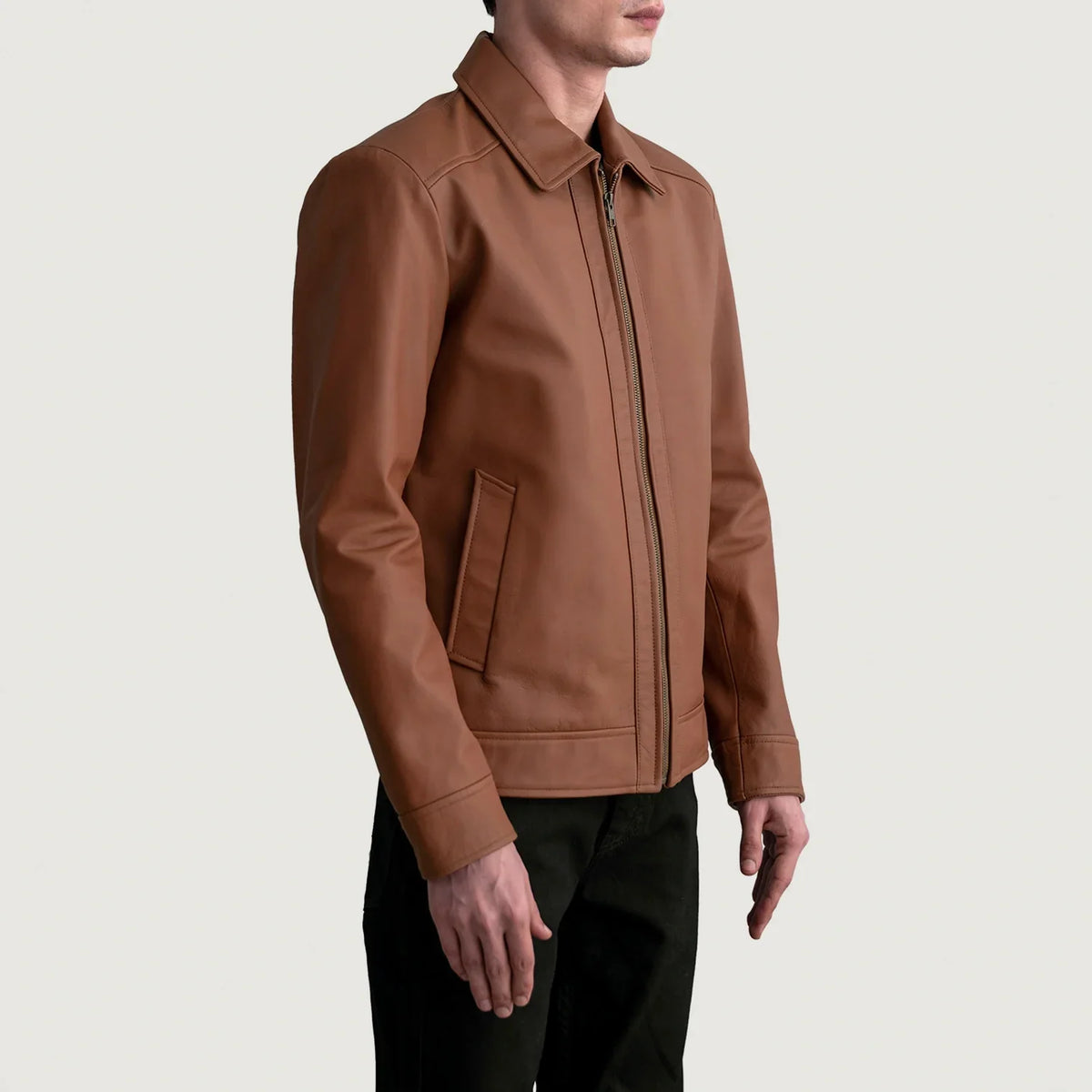 Inferno Leather Brown Jacket – Zusätzliche Produktansicht 2