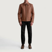 Inferno Leather Brown Jacket – Zusätzliche Produktansicht 4