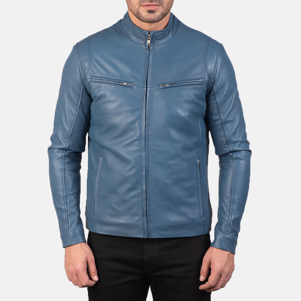 Ionic Leder-Bikerjacke für Herren – Zusätzliche Produktansicht 4