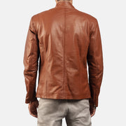Ionic Leder-Bikerjacke für Herren – Zusätzliche Produktansicht 4