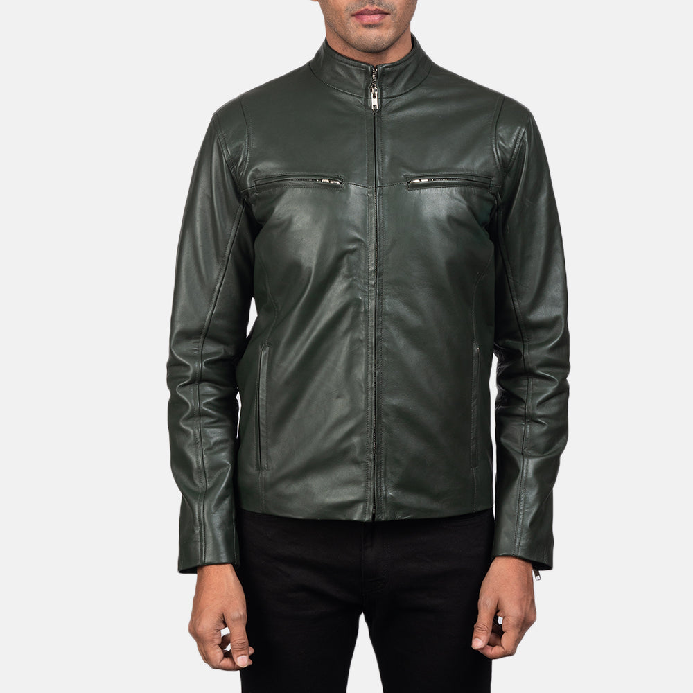 Ionic Leder-Bikerjacke für Herren – Zusätzliche Produktansicht 3