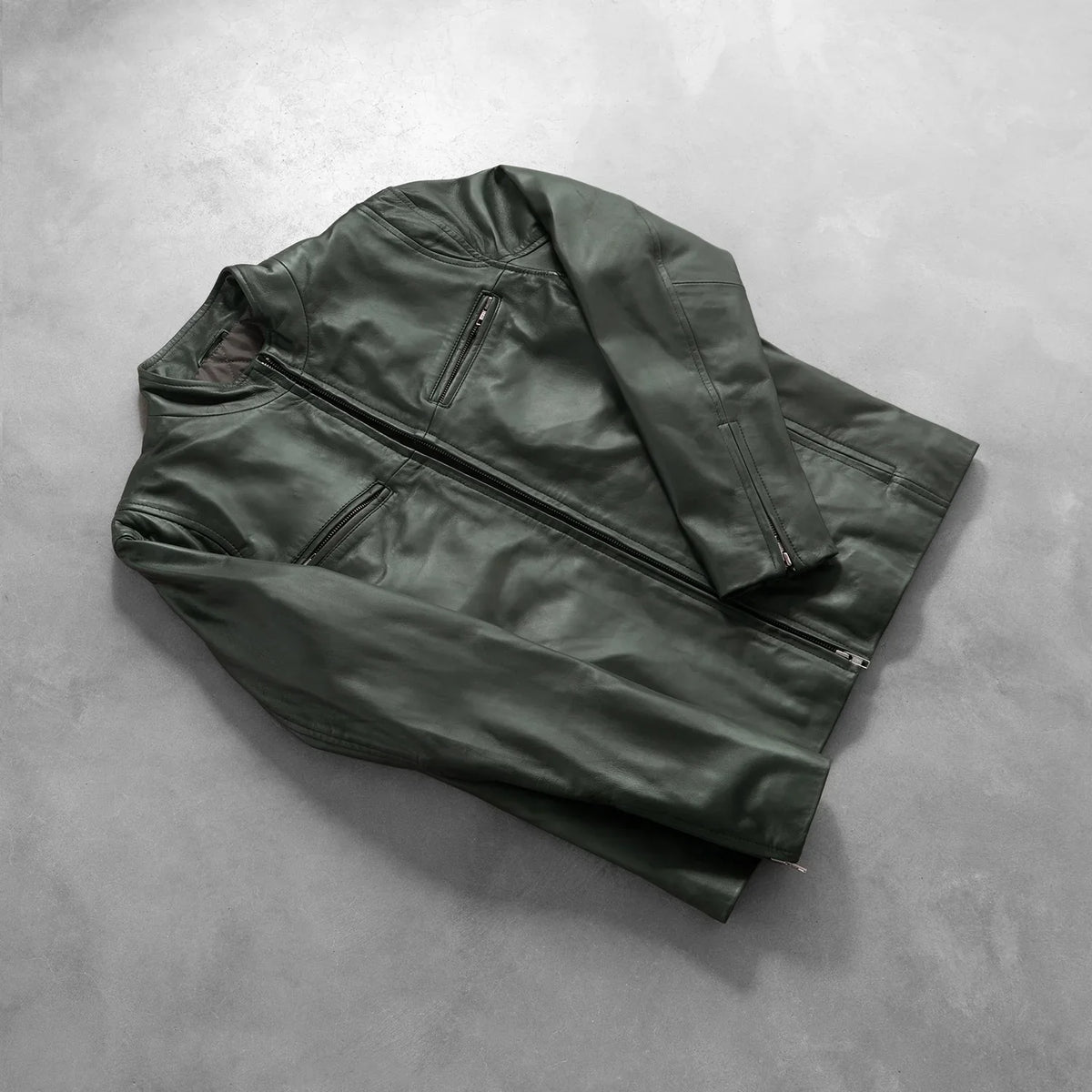 Ionic Leder-Bikerjacke für Herren – Zusätzliche Produktansicht 8