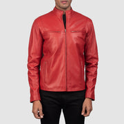 Ionic Leder-Bikerjacke für Herren – Zusätzliche Produktansicht 3