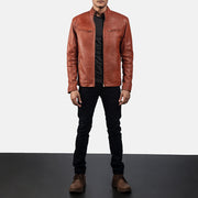 Ionic Leder-Bikerjacke für Herren – Zusätzliche Produktansicht 3