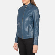 Kelsee Leder-Bikerjacke für Damen – Zusätzliche Produktansicht 2