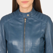 Kelsee Leder-Bikerjacke für Damen – Zusätzliche Produktansicht 6