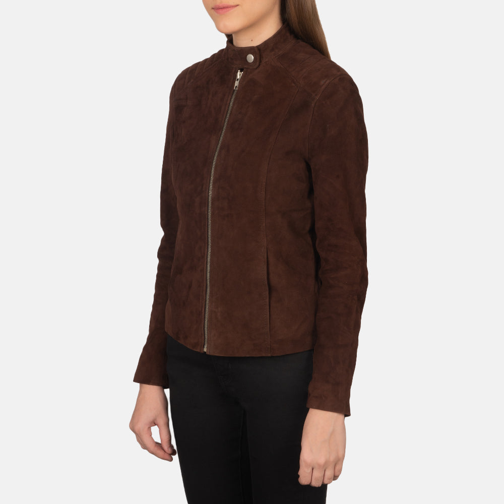 Kelsee Leder-Bikerjacke für Damen – Zusätzliche Produktansicht 2