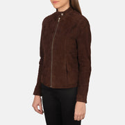 Kelsee Leder-Bikerjacke für Damen – Zusätzliche Produktansicht 2