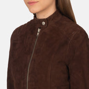Kelsee Leder-Bikerjacke für Damen – Zusätzliche Produktansicht 6