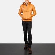 Kenton Hooded Lederjacke für Herren – Zusätzliche Produktansicht 3