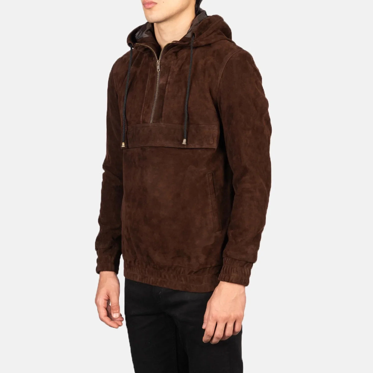Kenton Hooded Lederjacke für Herren – Zusätzliche Produktansicht 2