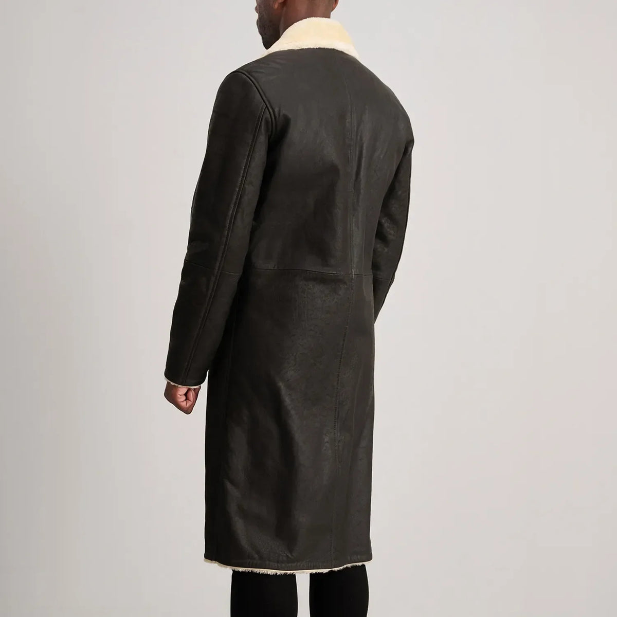 Authentic Sheepskin Snuffed with Snuffed Finish Grain Texture &amp; Heavy-Duty Seam Stitching Detail