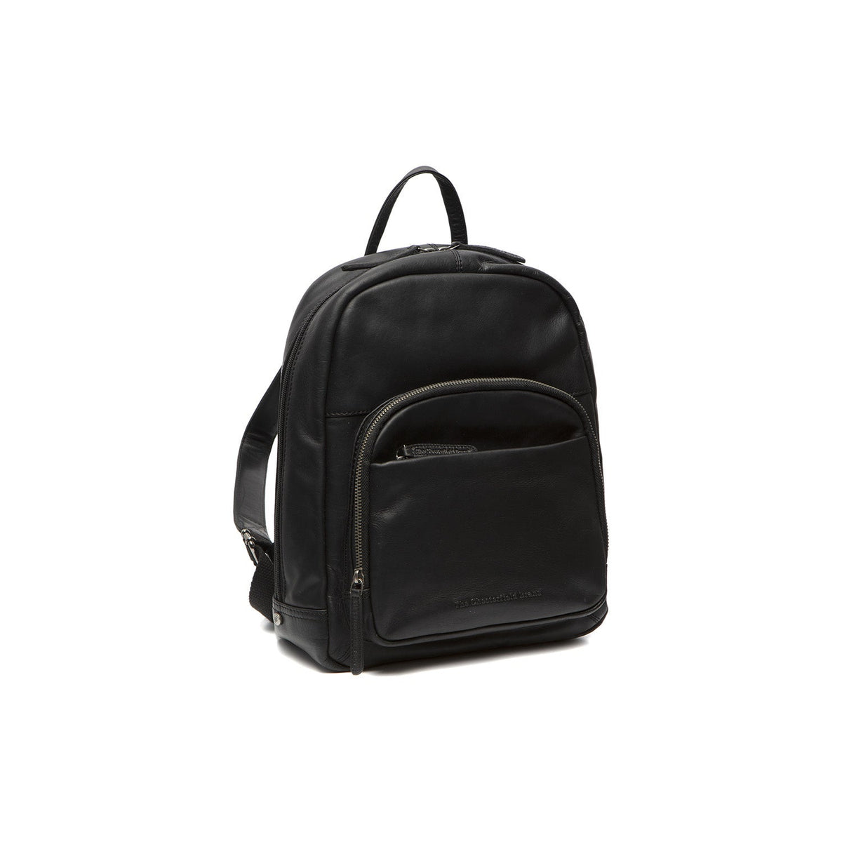 Santana Full-Grain Leather Backpack für Damen in Tan 100% Full-Grain Leather - Full Exterior Front Profile View | Online Kaufen