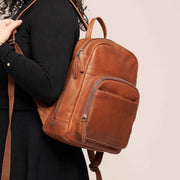 Reinforced Leather Base with Protective Metal Studs Detail