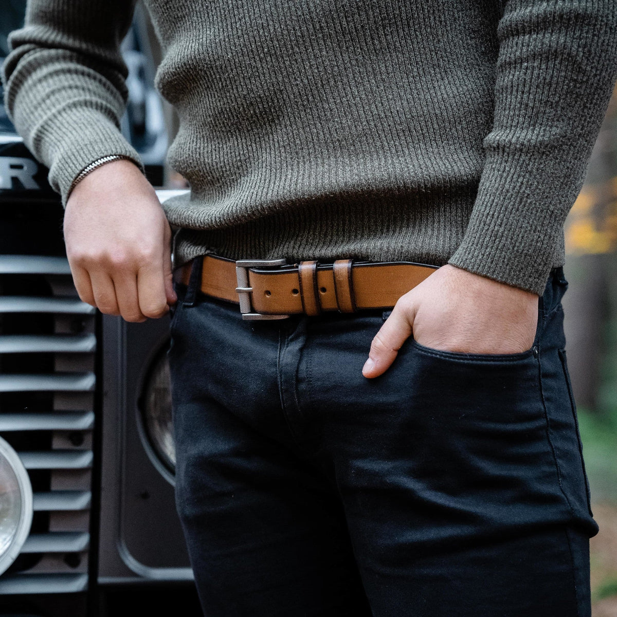 
Aayden Vollnarbenleder Belt für Herren – alternate product view 3