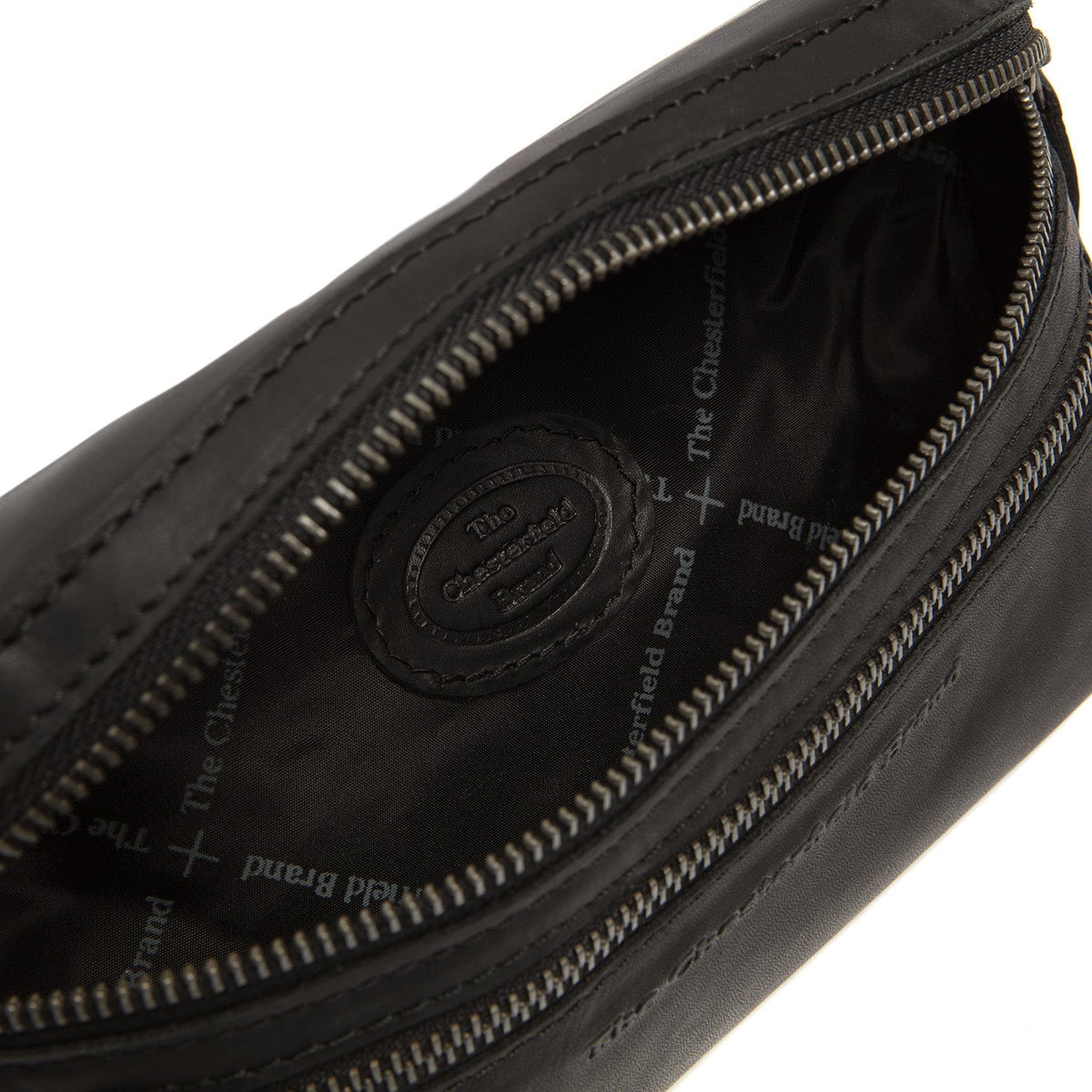 Toronto Full-Grain Ledergürtel Bag für Damen - Structured Side Profile Showing Gusset Depth &amp; Expansion Capacity