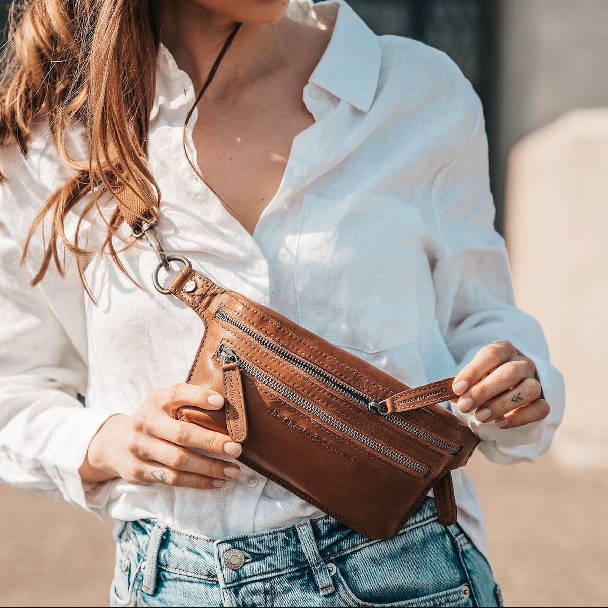 Toronto Full-Grain Ledergürtel Bag für Damen – Zusätzliche Produktansicht 2