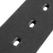Solid Antique Brass Hardware &amp; Heavy-Duty Dual Zipper Detail on Brandon Full-Grain Ledergürtel für Herren