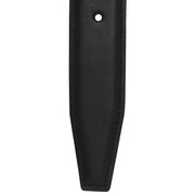 Solid Antique Brass Hardware &amp; Heavy-Duty Dual Zipper Detail on Elliot Full-Grain Ledergürtel für Herren
