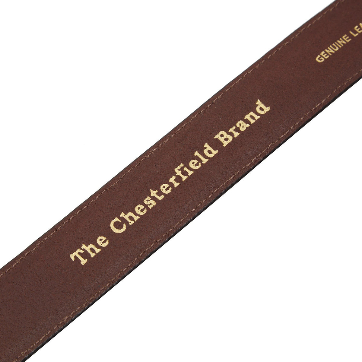 Cognac Leather Belt Elliot, detail view 3