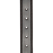Solid Antique Brass Hardware &amp; Heavy-Duty Dual Zipper Detail on Manovo Full-Grain Ledergürtel für Herren