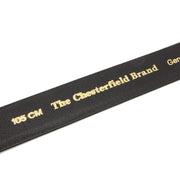 Manovo Full-Grain Ledergürtel für Herren - Structured Side Profile Showing Gusset Depth &amp; Expansion Capacity