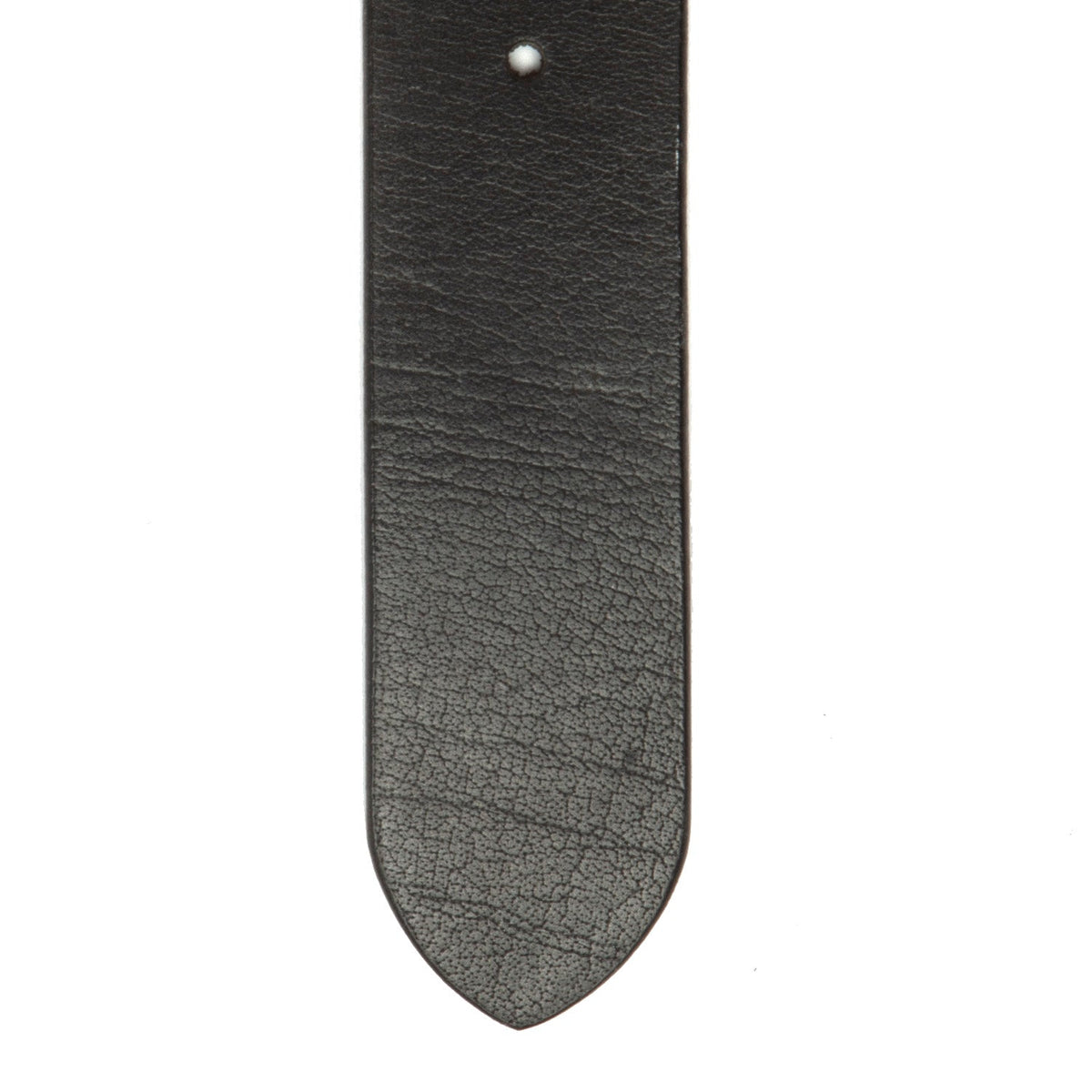 Solid Antique Brass Hardware &amp; Heavy-Duty Dual Zipper Detail on Morrison Full-Grain Ledergürtel für Herren