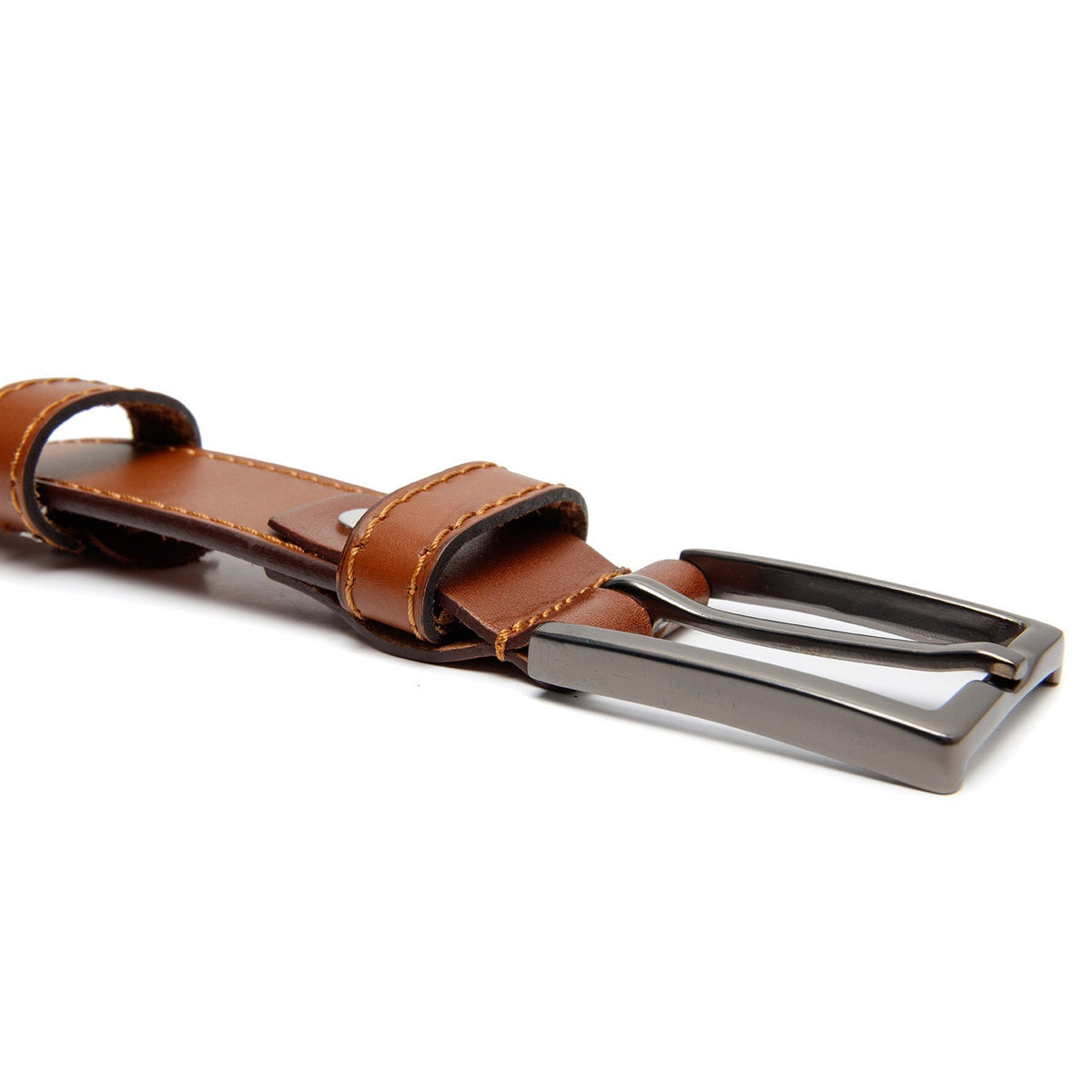 
Hellbraunaro Vollnarbenleder Belt für Herren – alternate product view 2