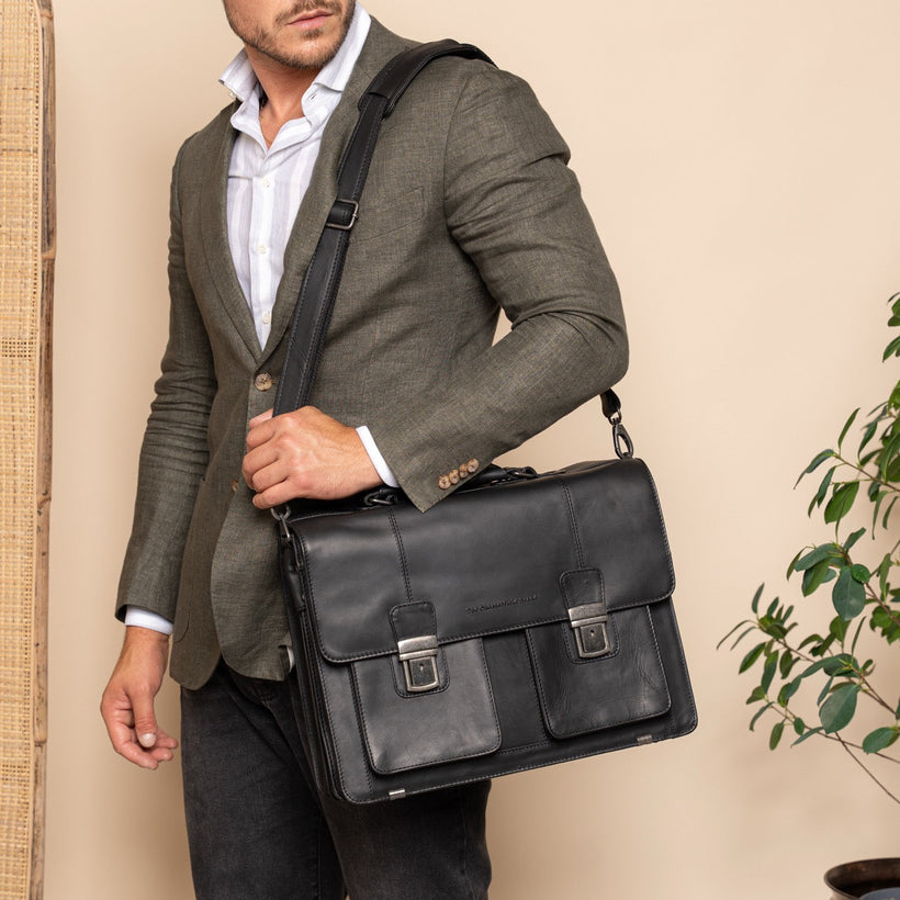 Springfield Vollnarbenleder Briefcase für Damen