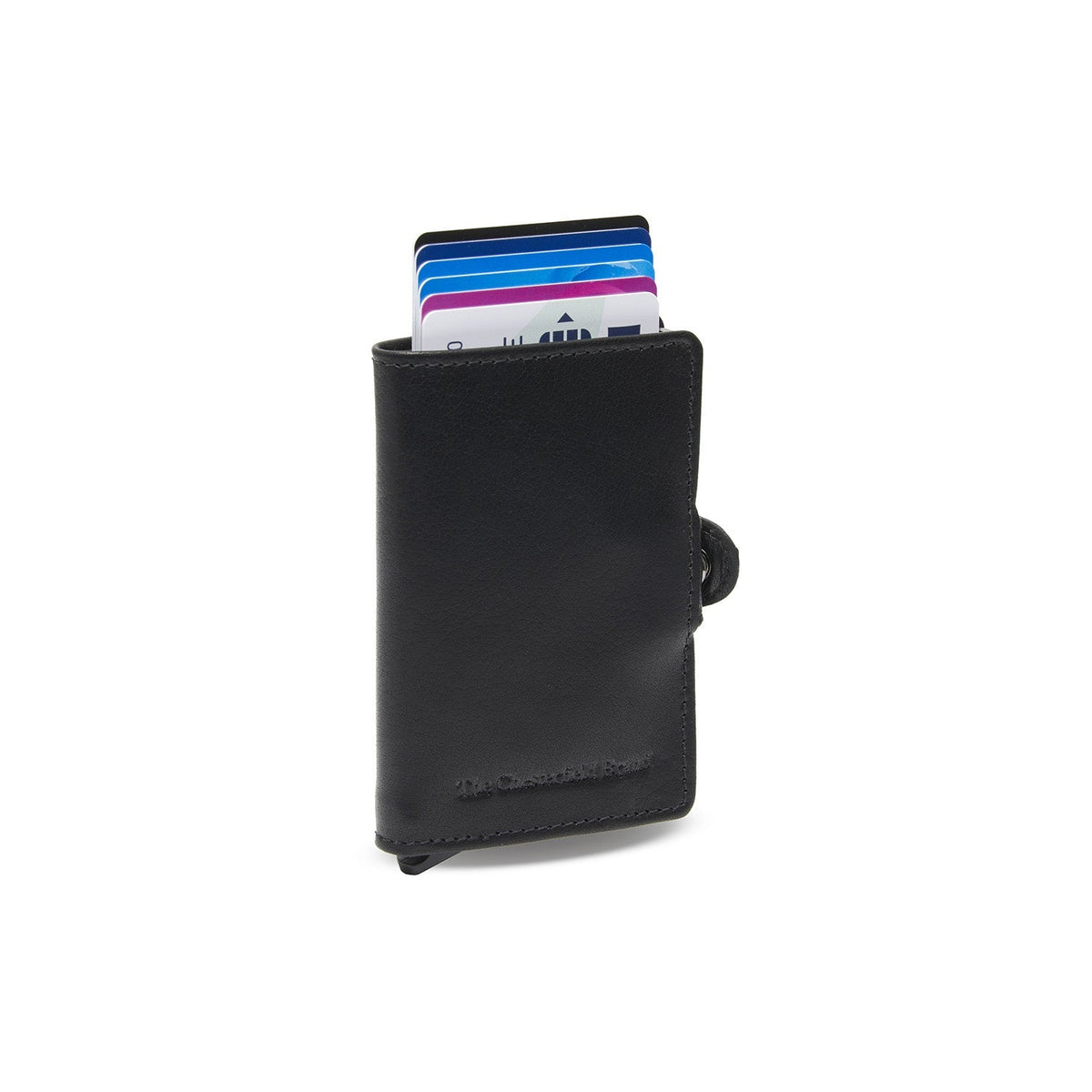 Albury Full-Grain Leather Card Holder für Damen in Classic 100% Full-Grain Leather - Full Exterior Front Profile View | Online Kaufen