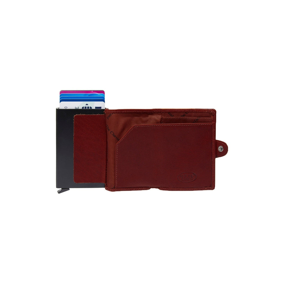 Albury Full-Grain Leather Card Holder für Damen – Zusätzliche Produktansicht 3
