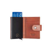 Barrea Full-Grain Leather Card Holder für Damen – Zusätzliche Produktansicht 3