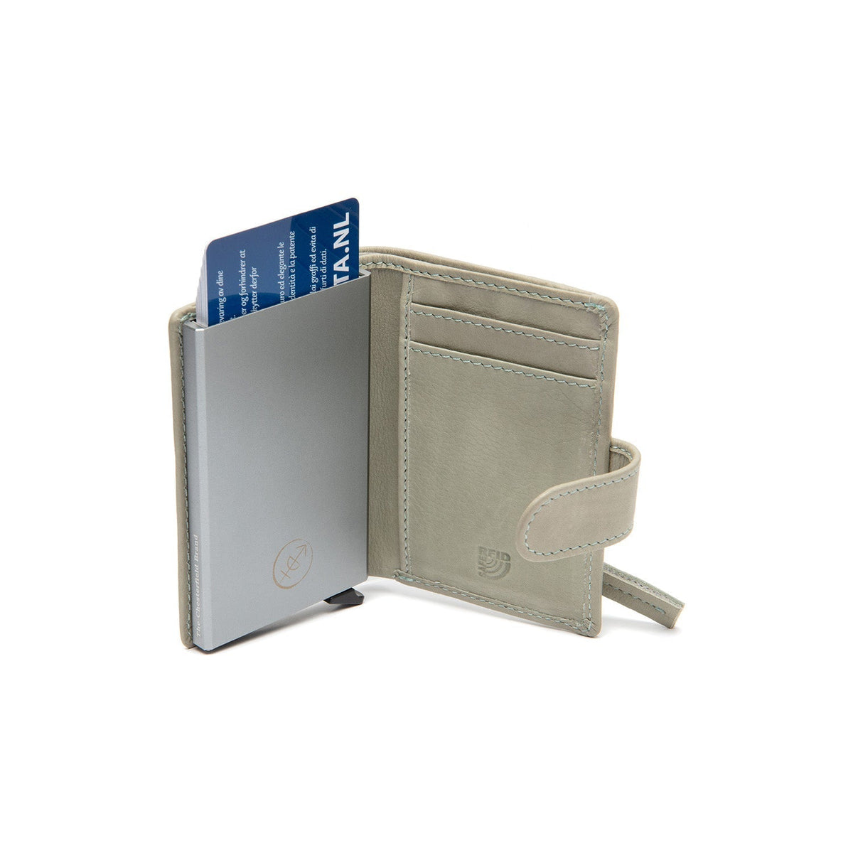 Kaunas Full-Grain Leather Card Holder für Damen – Zusätzliche Produktansicht 2