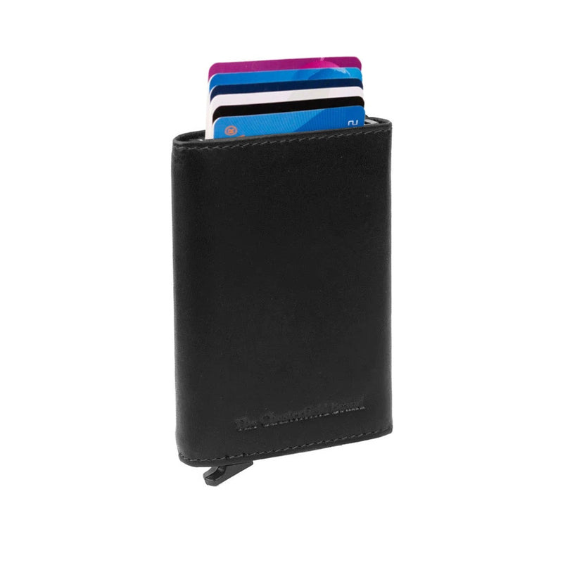 Lancaster Full-Grain Leather Card Holder für Damen