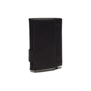Solid Antique Brass Hardware &amp; Heavy-Duty Dual Zipper Detail on Mannheim Full-Grain Leather Card Holder für Damen