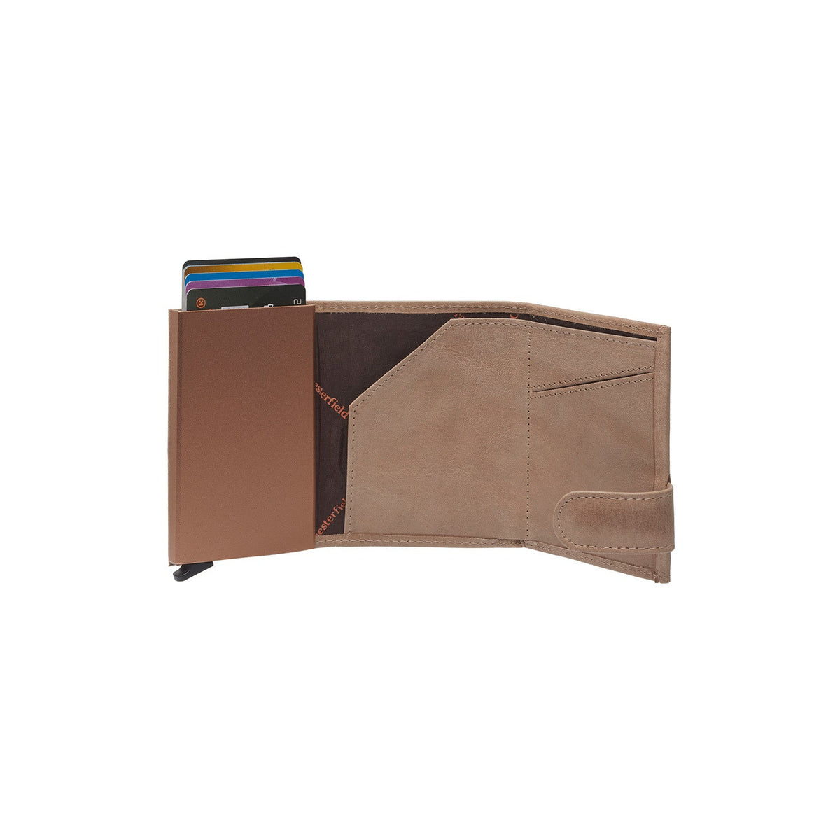 Mannheim Full-Grain Leather Card Holder für Damen – Zusätzliche Produktansicht 3