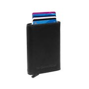 Palma Full-Grain Leather Card Holder für Damen in Classic 100% Full-Grain Leather - Full Exterior Front Profile View | Online Kaufen