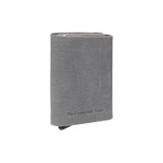 
Light Grey Leather Card Holder Paris, detail view 4