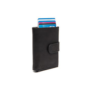 Torola Full-Grain Leather Card Holder für Damen in Classic 100% Full-Grain Leather - Full Exterior Front Profile View | Online Kaufen