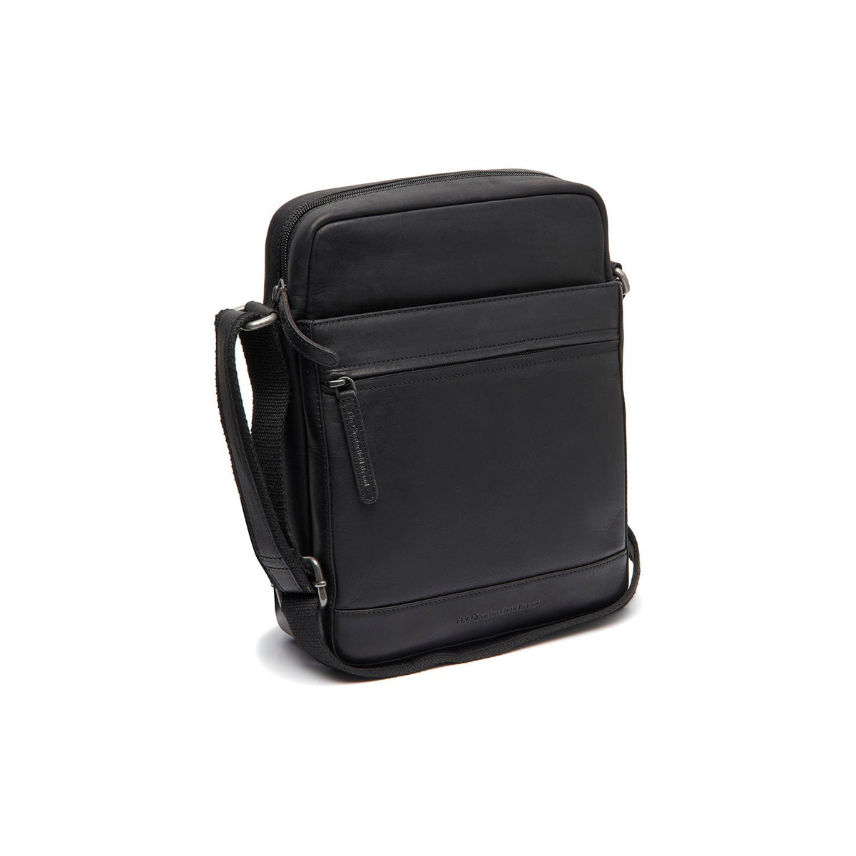 Anzora Full-Grain Leather Crossbody Bag in Classic 100% Full-Grain Leather - Full Exterior Front Profile View | Buy Online
