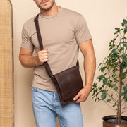 Bodin Full-Grain Leather Crossbody Bag für Damen – Zusätzliche Produktansicht 3