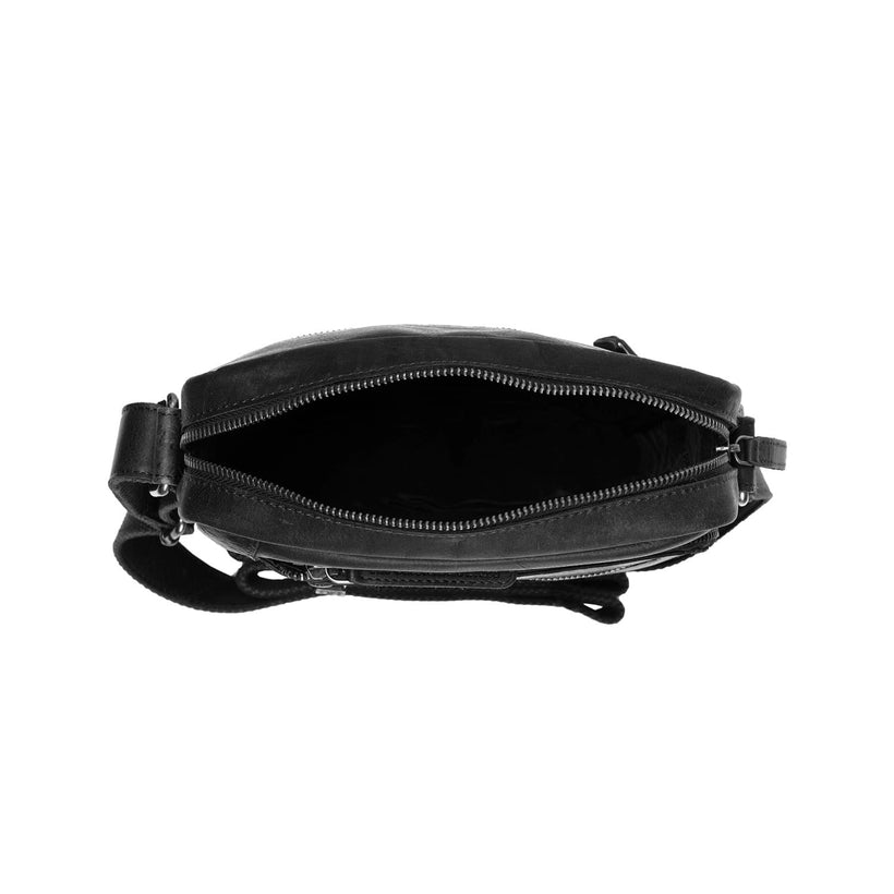 Dessau Full-Grain Leather Crossbody Bag für Herren