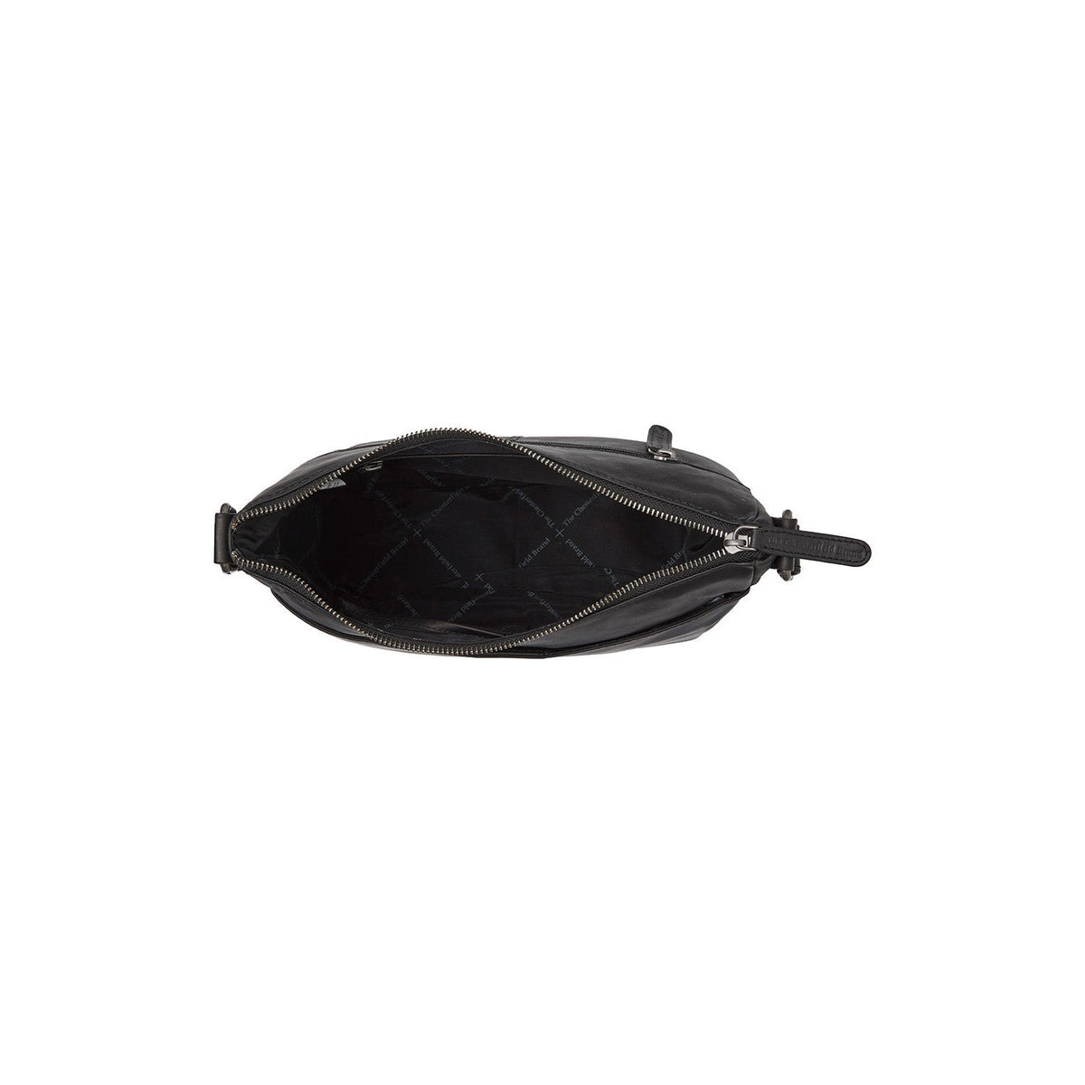 Henderson Full-Grain Leather Crossbody Bag für Damen - Structured Side Profile Showing Gusset Depth &amp; Expansion Capacity