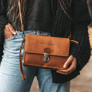 Lucca Full-Grain Leather Crossbody Bag für Damen – Zusätzliche Produktansicht 2