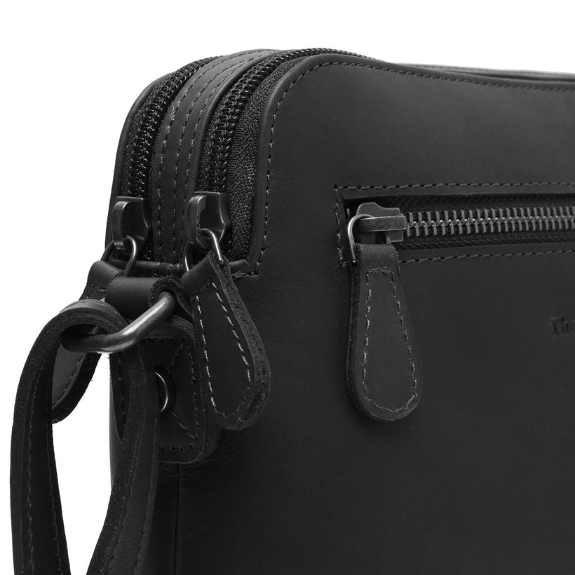 Nebraska Full-Grain Leather Crossbody Bag für Damen