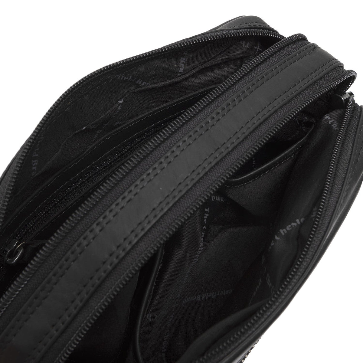 Classic 100% Full-Grain leather Bag - Rear Perspective Showing Reinforced Leather Straps &amp; Stitching