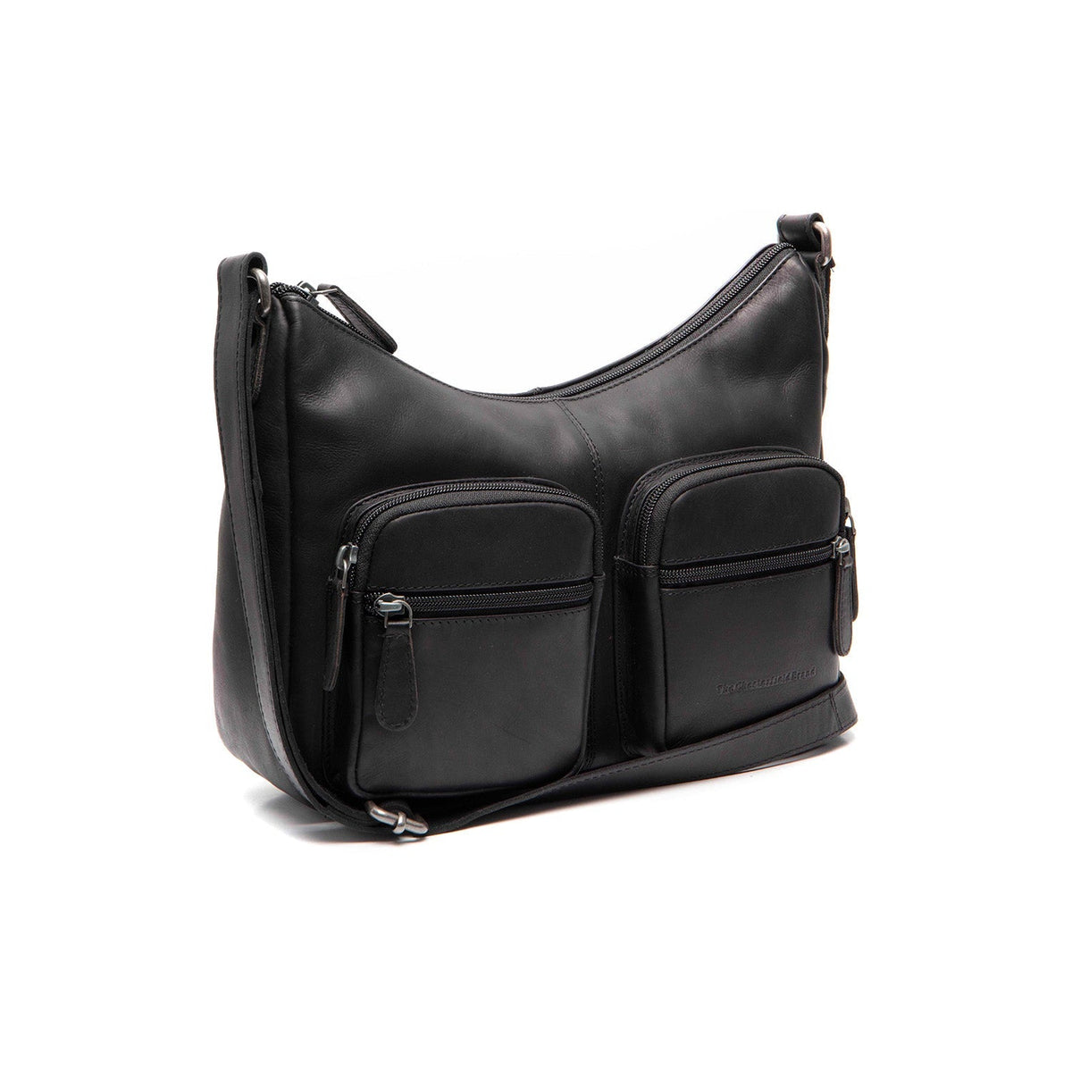 Valenora Full-Grain Leather Crossbody Bag für Damen in Classic 100% Full-Grain Leather - Full Exterior Front Profile View | Online Kaufen