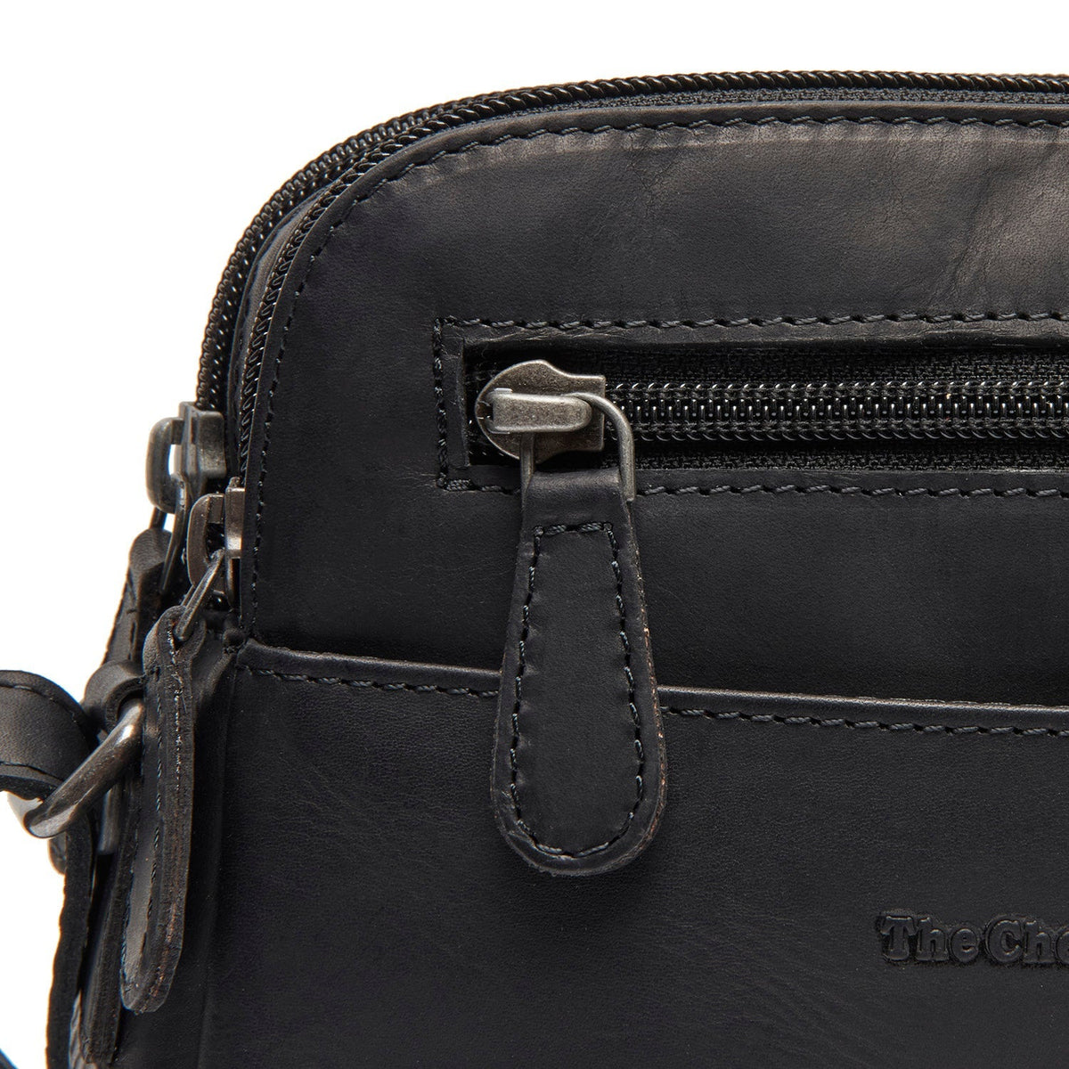 Classic 100% Full-Grain leather Bag - Rear Perspective Showing Reinforced Leather Straps &amp; Stitching